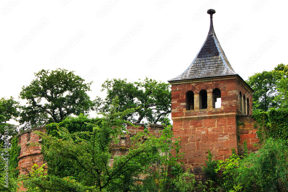 Fragment of a wall of Marienburg Castle (Lower Saxony, Germany).