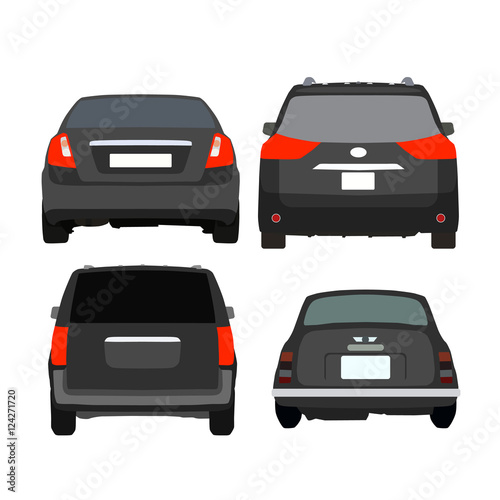 自動車バックスタイル02-black