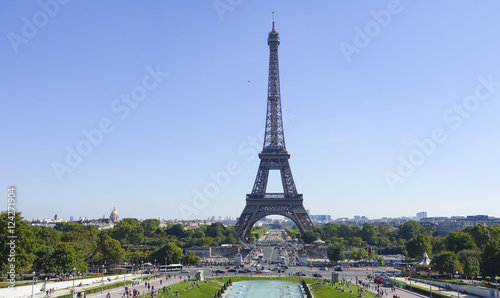 The beautiful and amazing Eiffel Tower in Paris