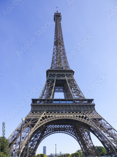 The world famous Eiffel Tower in Paris