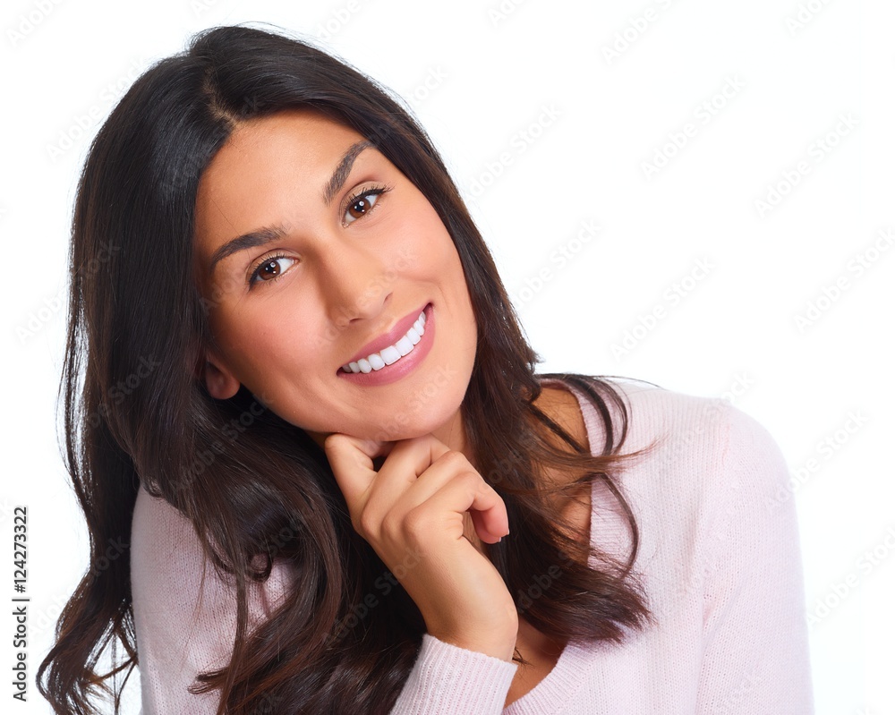 Smiling girl portrait. Smiling girl portrait.
