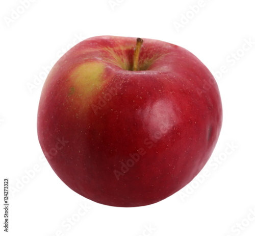 red apple isolated on white background, with clipping path