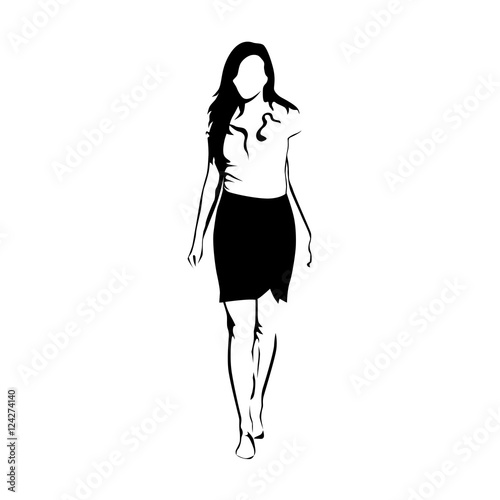 Female walking silhouette #AD , #sponsored, #SPONSORED, #silhouette,  #walking, #Female
