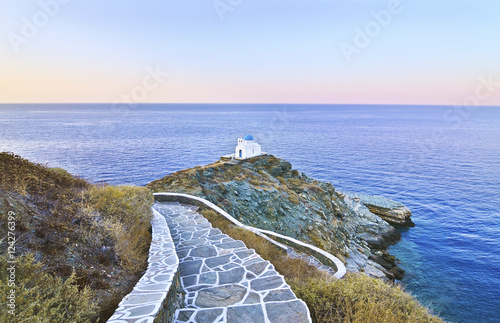 church of the Seven Martyrs Sifnos island Cyclades Greece photo