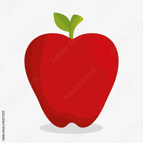 delicious fresh fruit healthy icon vector illustration design