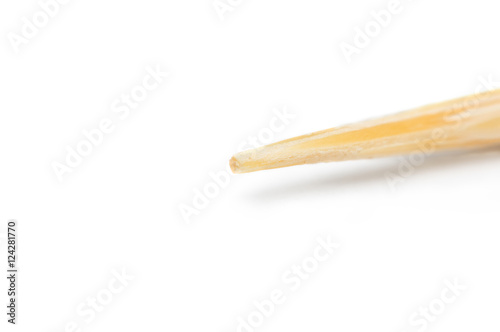 macro close up toothpick