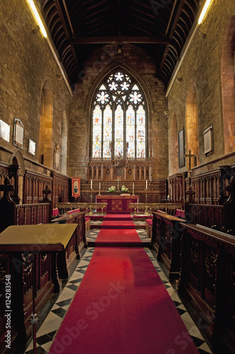 Interior of a church;Melton mowbray leicestershire england photo