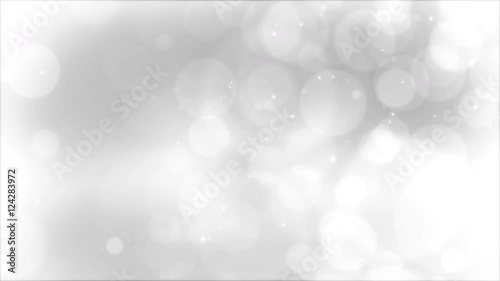 Silver Bokeh Blur Background