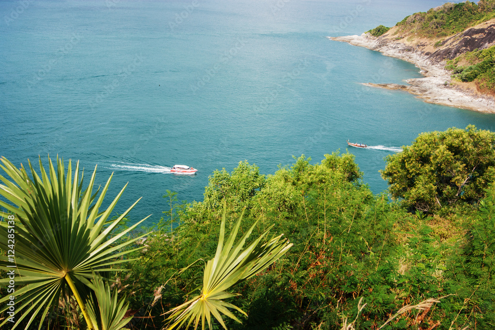 View of the Andaman Sea from the viewing point, Phuket , South o View of the Andaman Sea from the viewing point, Phuket , South o