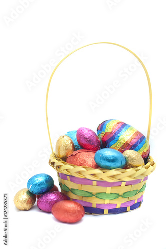 Collection of colourful Easter Eggs
