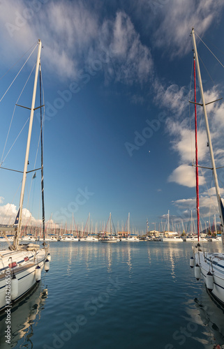 Lefkada Harbour, Ioanian Islands, Greece photo