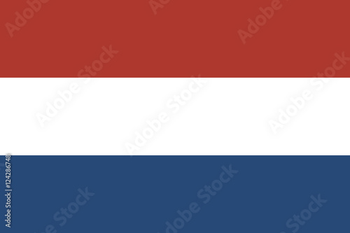 Flag of Netherlands (official color)
