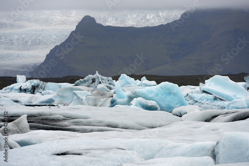 Glacial Lagoon; Jokulsarlon, Austur-Skaftrafellssysla, Iceland photo