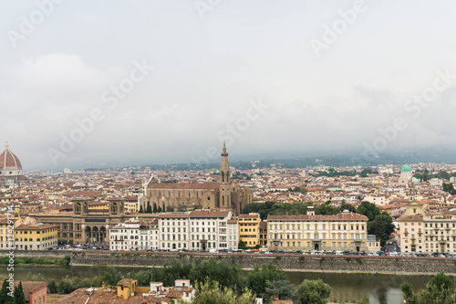 Aerial view of Florence  Italy  