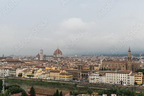 Aerial view of Florence, Italy 