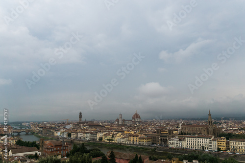 Aerial view of Florence, Italy   © pashan