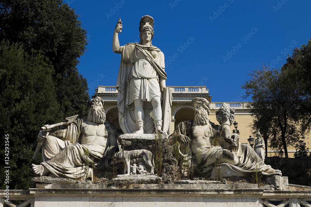 Naklejka premium statua della dea roma