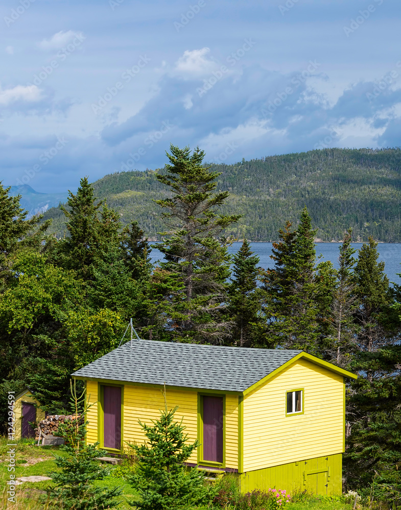 Cabin at Bone Bay in Gros Morne, Newfoundland