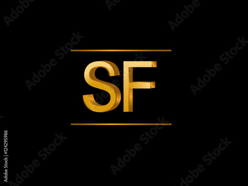 SF Initial Logo for your startup venture