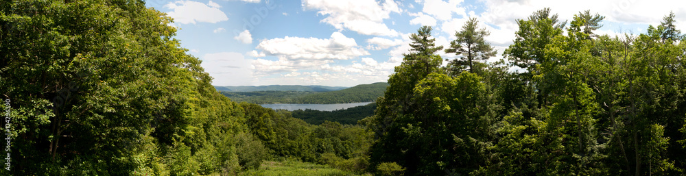Spring lake view Panoramic