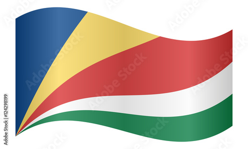 Free Download Flag of Seychelles waving on white background - GFXLoad