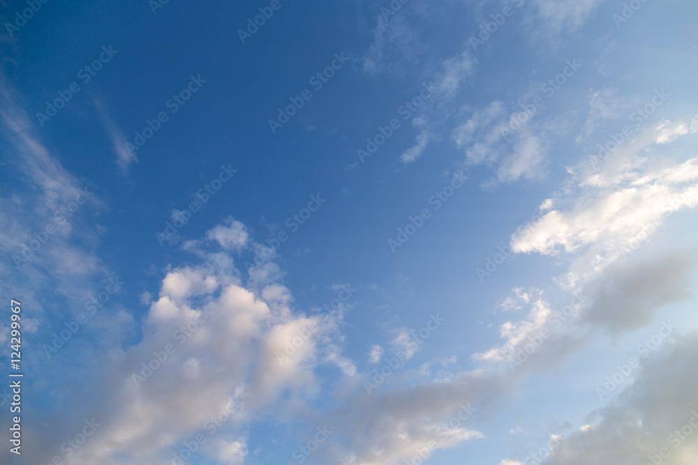 clouds in the blue sky clouds in the blue sky