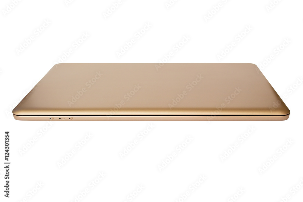 Computer laptop, minimalistic style on white background Computer laptop, minimalistic style on white background