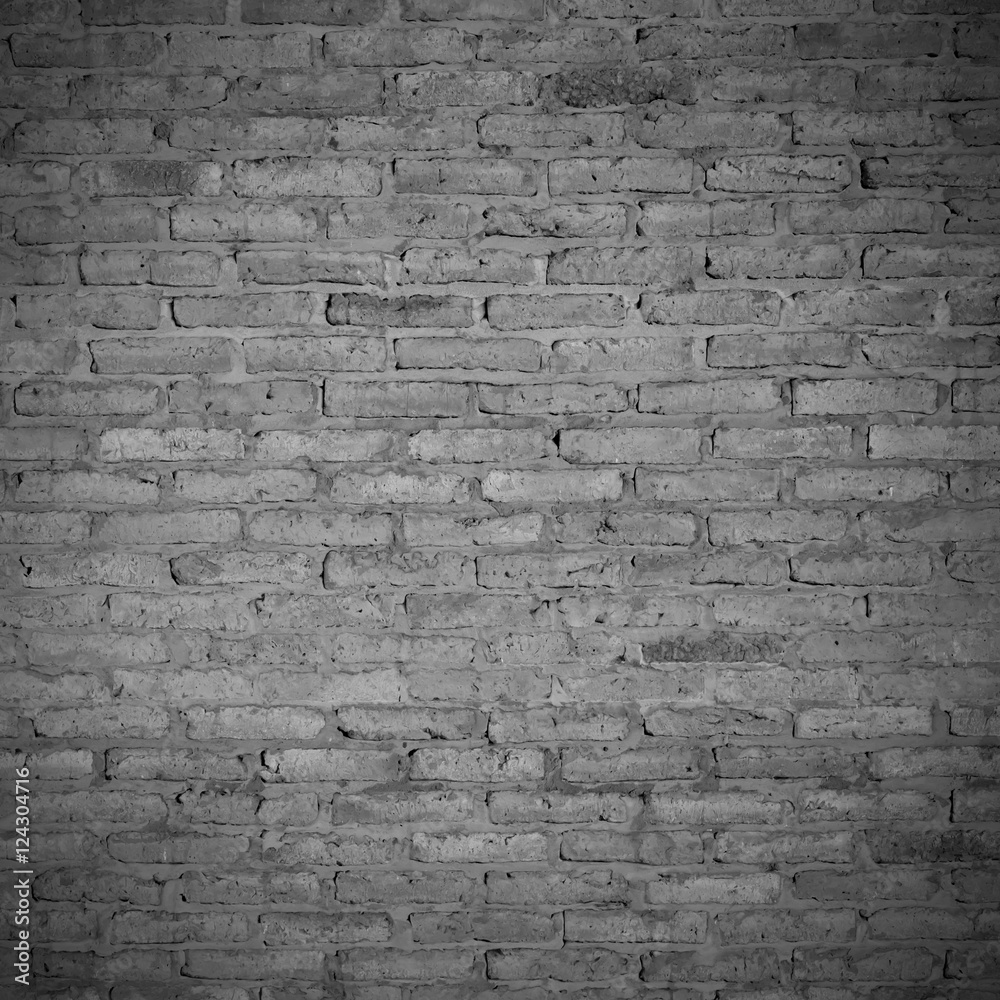 Fototapeta premium black painted brick wall