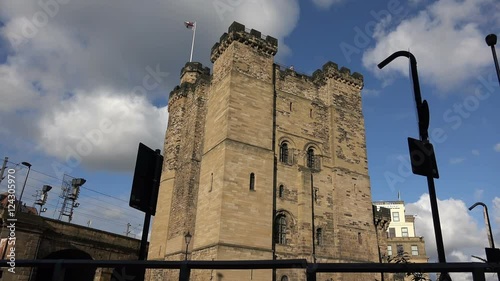 Newcastle castle, United Kingdom, at day time, circa 2016 October
