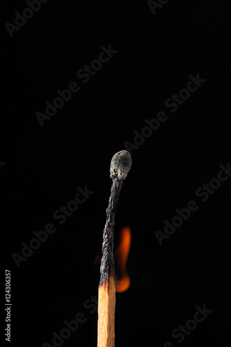 elderly people life / burning down of matchstick