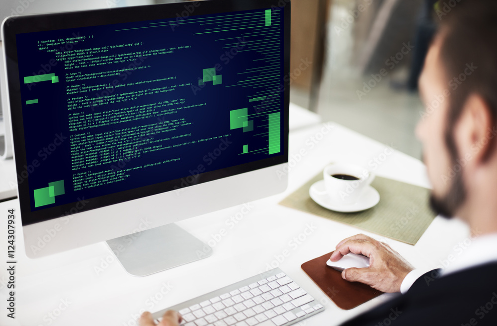 Php Programming Html Coding Cyberspace Concept Php Programming Html Coding Cyberspace Concept