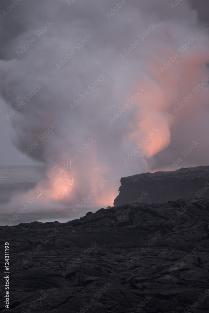 red hot lava cloud