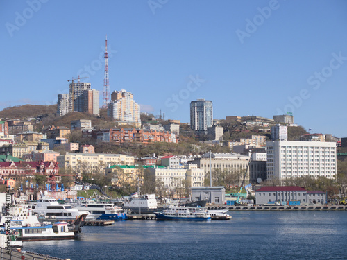 Vladivostok view from a bay