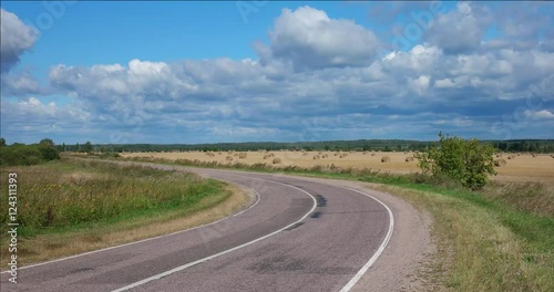 road in field