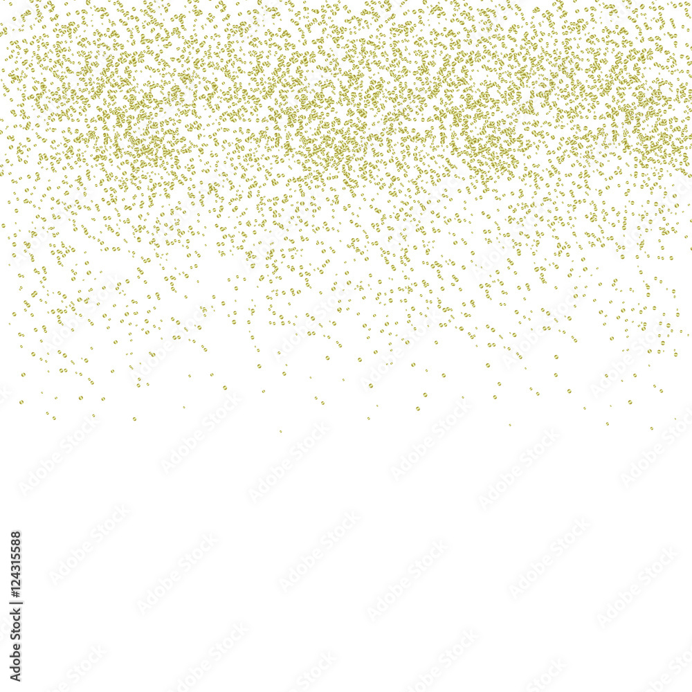 gold confetti vector illustration