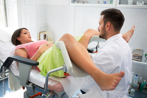 Fotografija Gynecologist clinic examination