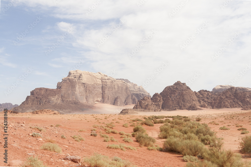 Jordan Wadi Rum Desert Mountains