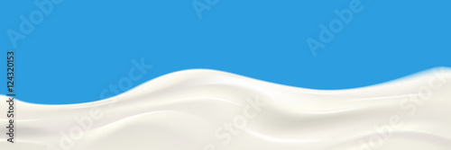 Milk wave vector illustration