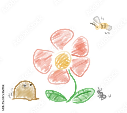 ほのぼの花とモグラと蜂と蟻 絵本挿絵風イラスト Stock イラスト Adobe Stock ほのぼの花とモグラと蜂と蟻 絵本挿絵風イラスト Stock イラスト Adobe Stock