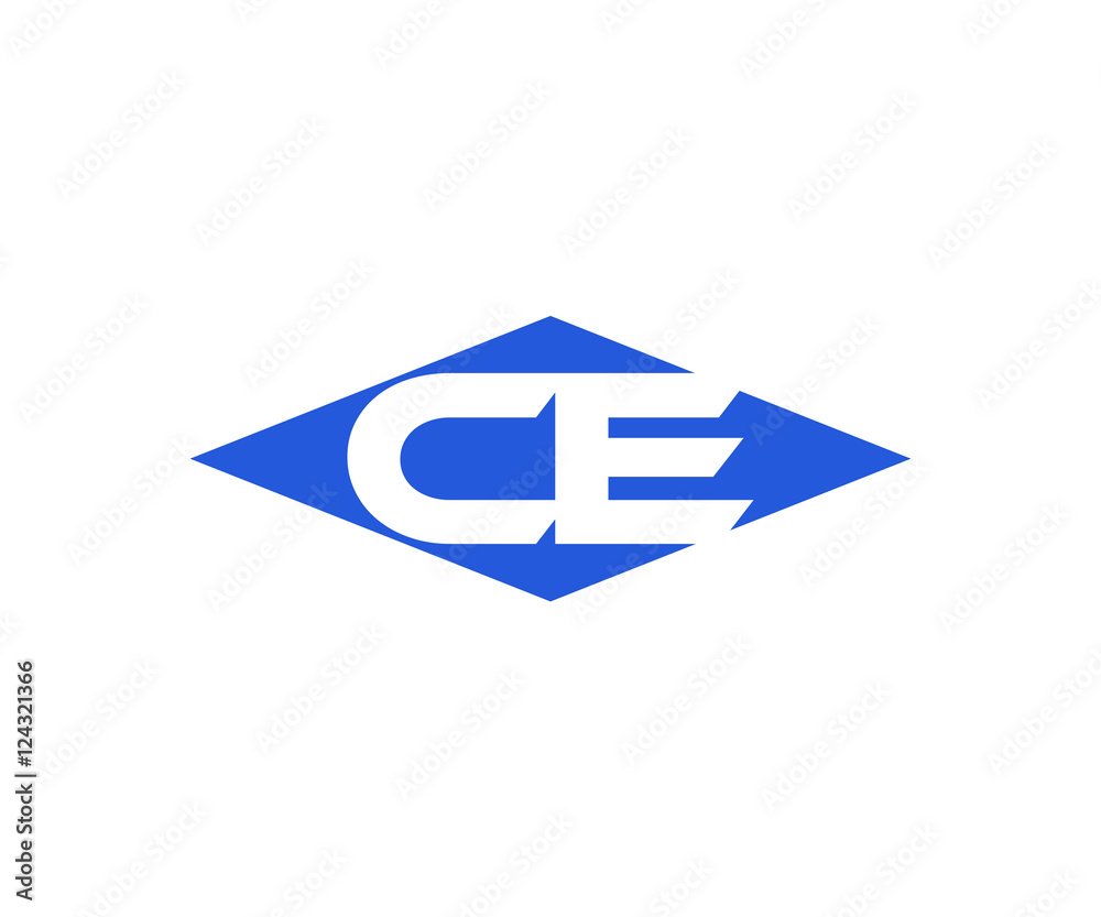 Simple Vector Modern Initial Letters Logo Croped in Diamond shape ce Simple Vector Modern Initial Letters Logo Croped in Diamond shape ce