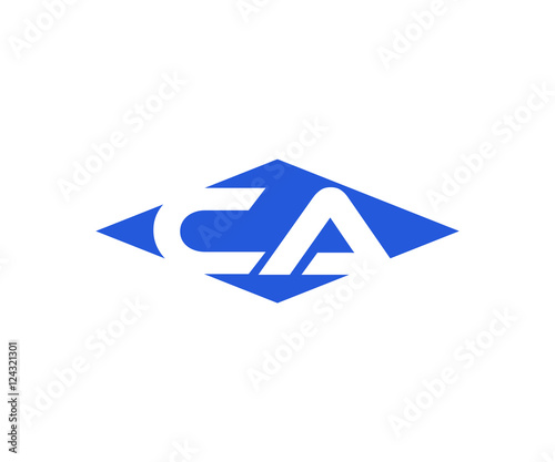 Simple Vector Modern Initial Letters Logo Croped in Diamond shape ca Free Download Simple Vector Modern Initial Letters Logo Croped in Diamond shape ca - GFXLoad