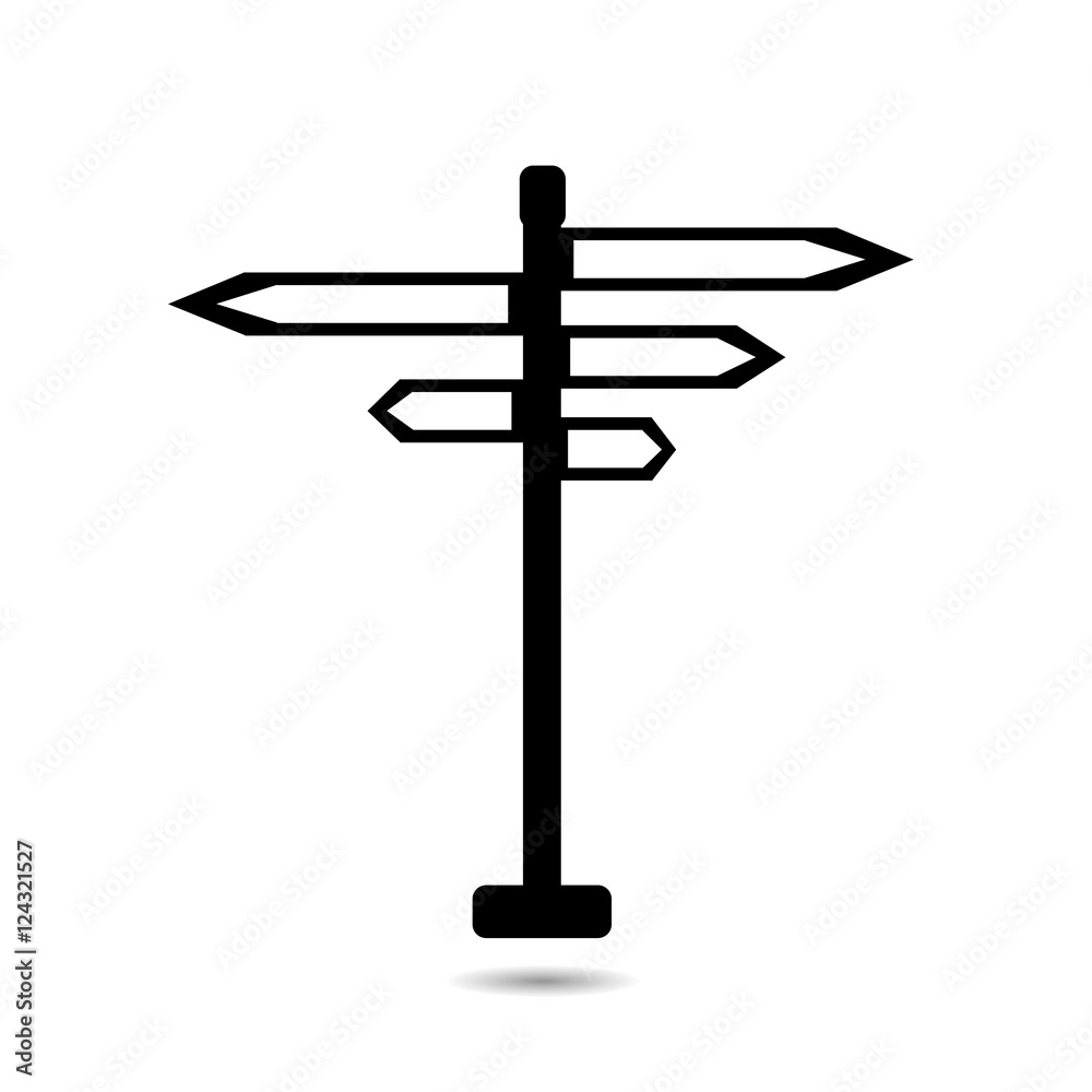 Vector illustration of pointer Vector illustration of pointer