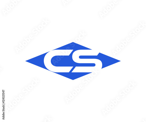Free Download Simple Vector Modern Initial Letters Logo Croped in Diamond shape cs - GFXLoad