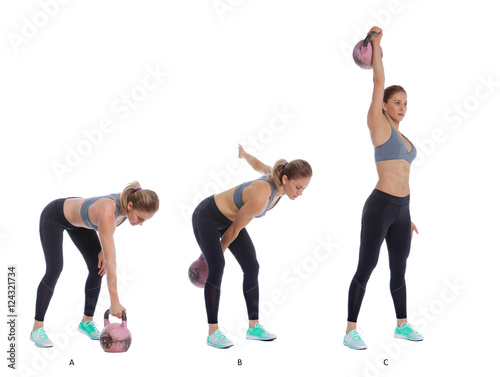 Tableau sur toile One arm kettlebell snatch