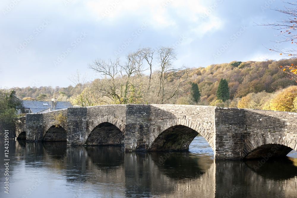 Fototapeta premium Newby Bridge over the River Leven