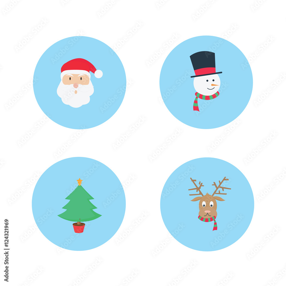 christmas vector icon pack christmas vector icon pack