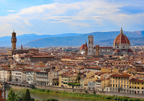 Florence in Italy from Michelangelo Square © ChiccoDodiFC