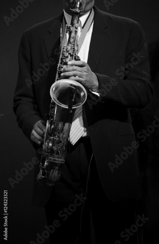 Musician playing Saxophone