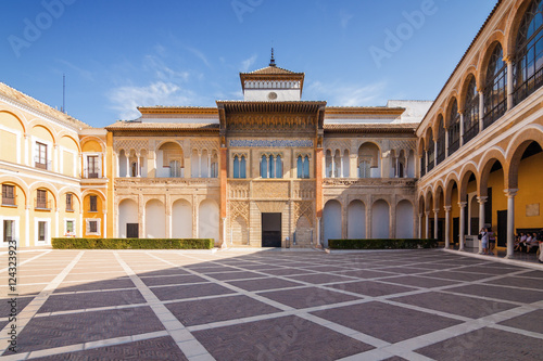  Inside Alcazar palace  Andalusia province.