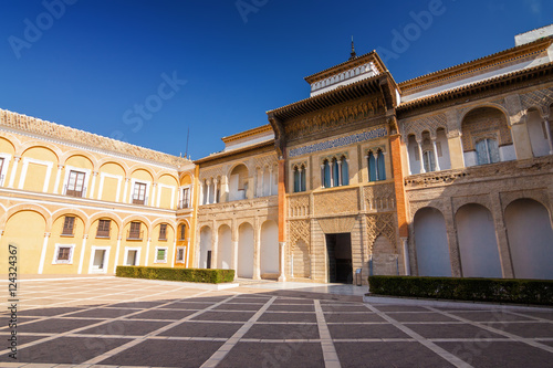 Inside Alcazar palace  Andalusia province.